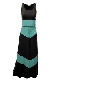 Jersey maxi tank dress. Small